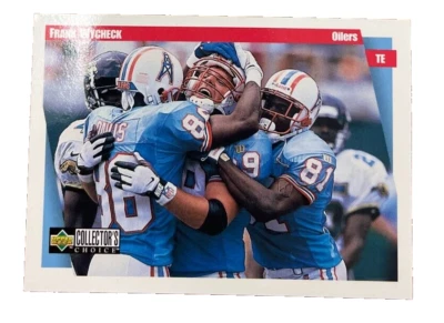 1997 UPPER DECK COLLECTOR'S CHOICE CARD # 214 Frank Wycheck - Houston Oilers - Image 1 of 2