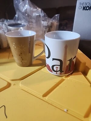 Starbucks City Mug Collectors Series Paris France Mug 16oz & Bonus Cup - Image 1 of 4