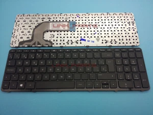 NEW Spanish Keyboard For HP Pavilion 15-e002sp 15-e010sp With Frame Black - Zdjęcie 1 z 2