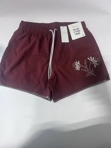 Abercrombie and Fitch 5” Relaxed Stretch Embroidered Floral Swim Trunks $70 MSRP - Imagen 1 de 14