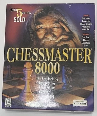 Chessmaster 8000 (PC, 2000) [NEW, SEALED, BIG RETAIL BOX] - Image 1 of 4