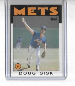 1986 Topps #144 Doug Sisk New York Mets - Picture 1 of 2