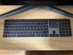 Apple Magic Keyboard with Numeric Keypad Space Gray/Black - Picture 1 of 4