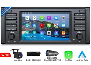 DAB+ Für BMW E39 7" Autoradio Navi CarPlay Android 13 6+64G Bluetooth 4G LTE RDS - Bild 1 von 21