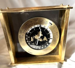 Reloj Seiko Mundo 9 X 8 Dorado Color Negro Necesita Batería o Reloj No Funciona - Imagen 1 de 14