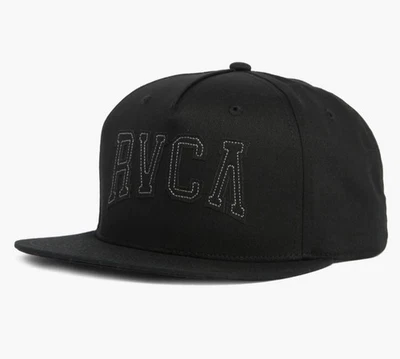 Gorra RVCA Jonah Snapback Negra 23D5502502-BLK Talla Única Ajustable NUEVA Foto 1 de 4