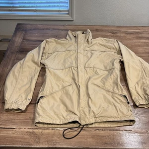 VTG Burton Biolight Delfy Beige Snowboarding Lightweight Zip Jacket Sz Xsmall - Picture 1 of 20