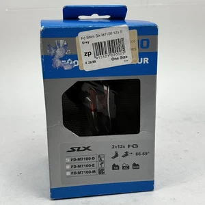 Desviador delantero de bicicleta Shimano SLX FD-M7100-D mecánico 12 velocidades doble oscilación lateral nuevo - Imagen 1 de 12