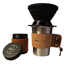 Pour Over Coffee Maker Set for Travel/Camping/Hiking Collapsible Silicon - Picture 1 of 13