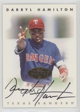 1996 Leaf Signature Series Auto Gold Darryl Hamilton Auto