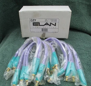 Elan Home Systems CZY 9"  Patch Cables (6) - BRAND NEW - Picture 1 of 3