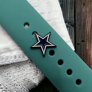 Smart Watch Armband Deko Charm Cowboys Silikon Armband Zubehör - Bild 1 von 1