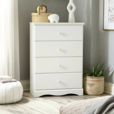 Sauder Storybook 4-Drawer Dresser, Soft White Finish - Image 1 of 4