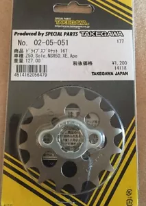 TAKEGAWA 16 TOOTH FRONT SPROCKET 17MM SHAFT 420 CHAIN CT70 Z50 C70 XL70 (314V) - Picture 1 of 1