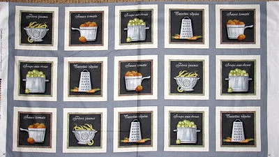 Cocina Ollas de Cocina Sartenes Rallador Colador de Alimentos Tela de Algodón QT 24" Panel Foto 1 de 2