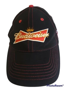 Budweiser Kevin Harvick NASCAR Hat/Cap Black Hook & Loop Adjustable - Picture 1 of 7