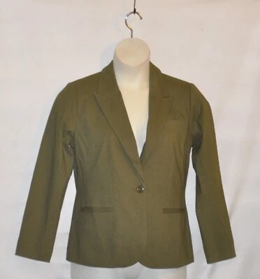 Joan Rivers Classic Signature Blazer Size  S Dark Olive - Image 1 of 2