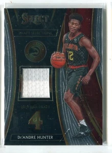 2019-20 Panini Select De'Andre Hunter Draft Selections JERSEY RELIC RC HAWKS - Picture 1 of 1