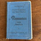 Ransomes Sims And Jefferies Mg5 Tractor Instructions Manual Maintenance