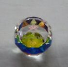 2002 Salt Lake City Winter Olympics Round Faceted Crystal Prism in Original Box
