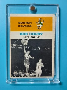 1961-62 Fleer Basketball Bob Cousy IN Action Boston Celtics - Picture 1 of 4