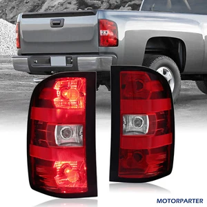 Piar Tail Lights Rear Lamp For 2007-2013 Chevy Silverado GMC Sierra 1500 2500 HD - Picture 1 of 12