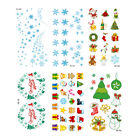  12 Pcs Body Christmas Stickers Temporary Ornaments Decorations
