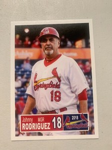 Johnny Rodriguez Card 2018 Springfield Cardinals Team Card