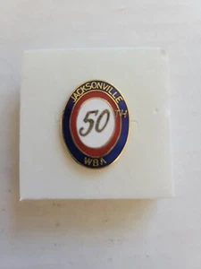 Vintage Jacksonville Womens Bowling Association WBA Team Pin 50th Anniversary - Picture 1 of 4