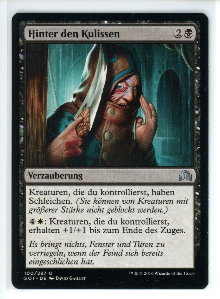 BEHIND THE SCENES Shadows Over Innistrad GERMAN #100 SOI(NM)(MTG) - Image 1 of 1