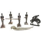 Solid Metal Figures Sculptures Ornaments Guards Horse Hedgehog C31 O390