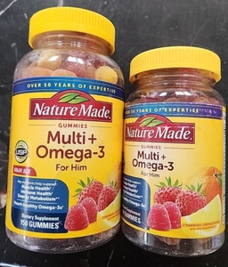 Nature Made Men's Multivitamin + Omega-3 Gummies/80 or 150 gummies - Picture 1 of 6