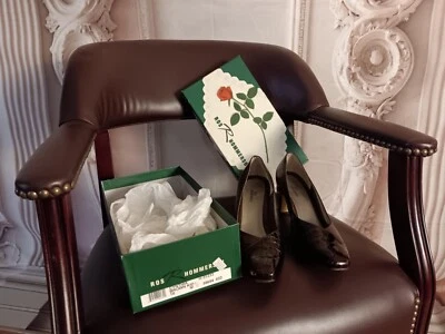 Zapatos de salón ROS HOMMERSON Cynthia talla 10 estampado animal vintage ENVÍO GRATUITO Foto 1 de 4