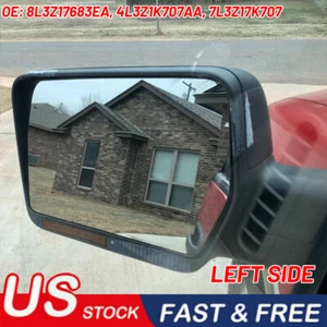 Espejo retrovisor eléctrico del lado izquierdo del conductor de vidrio apto para camioneta Ford F150 F-150 Mark LT 04-10 - Imagen 1 de 10