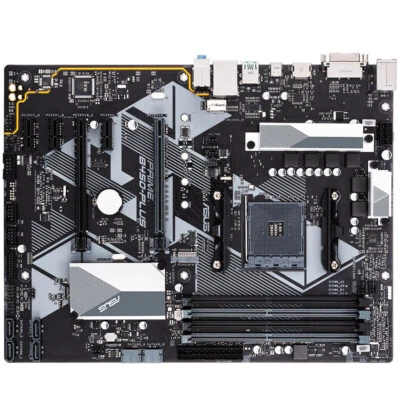 For Asus PRIME B450-PLUS Motherboard AMD AM4 DDR4 HDMI DVI Mainboard - Image 1 of 4