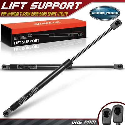Amortiguadores puntales de elevación de puerta trasera 2 piezas para Hyundai Tucson 2005-2009 SUV Foto 1 de 4
