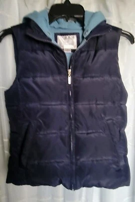 Colete Feminino Puffy Tamanho X/S Dk/Lt Azul Acolchoado Quente Outdoor Prospirit Athletic - Imagem 1 de 4