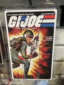 GiJoe 1982 Flash💥 Clamshell Display Case 💥 With Insert Card - Picture 1 of 2