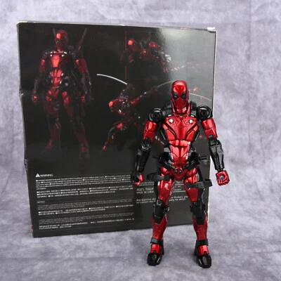 Figura de acción de juguete Deadpool con armadura de lucha y accesorios colección Marvel 6" Foto 1 de 4