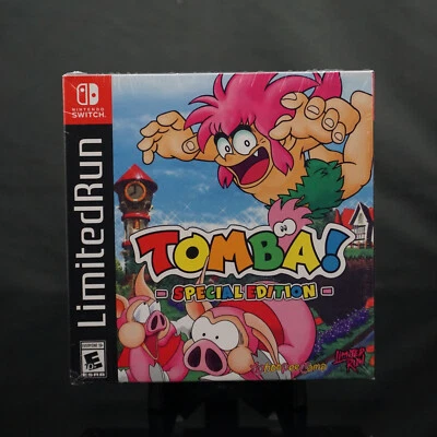 Nintendo Switch - ¡Tomba! Edición Clásica - Nuevo Sellado de Fábrica - Edición Limitada #245 Foto 1 de 4