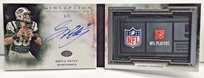 Bryce Petty 2015 Topps Inception NFL Shield Laundry Tag Patch RC Book Auto # 5/5