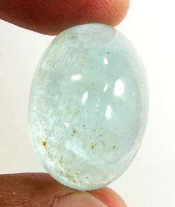 45,10 Karat natürlicher Aquamarin loser Edelstein Cabochon Draht Wickelstein - 64741 - Bild 1 von 5