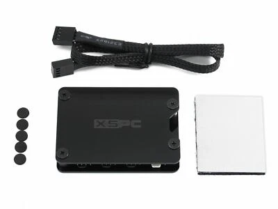 XSPC 8 Way PWM Splitter Hub - SATA Powered (Black) V2 - Image 1 of 4