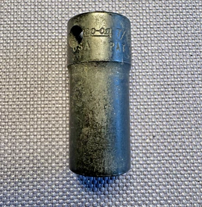 Vintage SNAP ON FDHB140 7/16" Socket 12Pt 1” Long 3/8" Drive Snap-On Hand Use - Picture 1 of 8