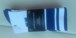 Tommy Hilfiger Unisex Kids 3 Pair Soft Stlylish Comfy Crew socks Sz L - Picture 1 of 2