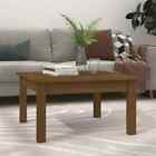Vidaxl Coffee Table Honey Brown 55x55x30 Cm Solid Wood Pine Durable