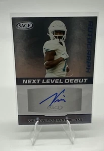 Keilan Robinson RC Auto NLDA-KR Sage Next Level Debut Autograph Alabama Jaguars - Picture 1 of 2