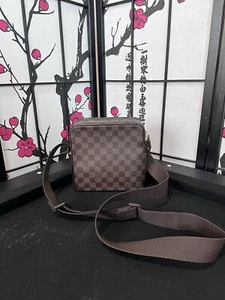 Louis Vuitton Damier Olav PM Canvas Cross Body Shoulder Bag Leather - Picture 1 of 24