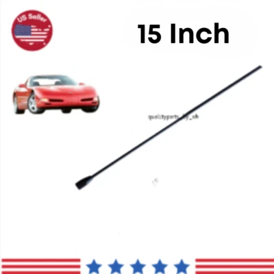 Mástil de repuesto de antena corta de 15"" radio Am/Fm para Chevrolet Corvette 1999-2004 Foto 1 de 2