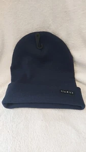 Yea Nice Men's Navy Blue Cuffed Beanie Hat OSFM Brand New With No Tags - Picture 1 of 6